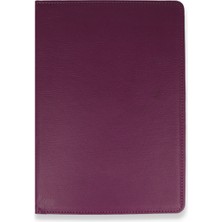 Bezos Galaxy T290 Tab A 8 Kılıf 360 Tablet Deri Kılıf - Mürdüm