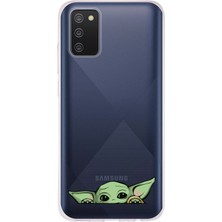 Moonset Samsung Galaxy A02S Uyumlu Baskılı Yumuşak Silikon Şeffaf Telefon Kılıfı