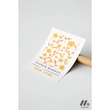 Modiwa Design Flower Market New York Posteri Yüksek Kalite Duvar Afişi - Modern Ev Dekorasyonu