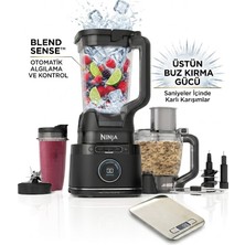 Ninja Buz Kırma Özellikli 1200W Detect Blendsense™ Mutfak Sistemi ve Power Blender + Dijital Mutfak Tartısı