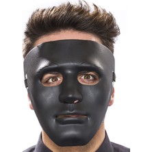 Akıllı Bayi Siyah Renk Hip Hop Anonim Jabbawockeez Dans Maskesi 18X19 cm Aby