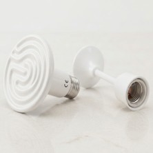 Efe Kuluçka Makineleri 150 Watt Beyaz Sürüngen Teraryum Isı Lambası