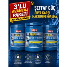 Leon Premium *3 Adet*şeffaf ve Güçlü Su Bariyeri Küf Önleyici ve Su Yalıtımı 1 kg