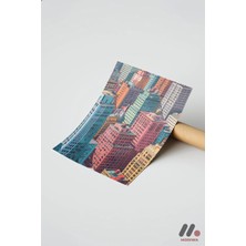 Modiwa Design New York Gökdelenleri Yüksek Kalite Duvar Afişi - Seyahat Severlere Hediye