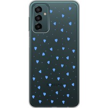 Moonset Samsung Galaxy M13/M23 Uyumlu Baskılı Yumuşak Silikon Şeffaf Telefon Kılıfı