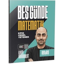 Anla Kazan Yayınları Retro 2026 Kpss Matematik 5 Beş Günde Kamp Kitabı - Ilker Karabulut Retro Yayıncılık