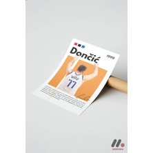 Modiwa Design Doncic Basketbol Posteri, Çerçevesiz Yüksek Kalite Duvar Afişi - Spor Severlere Hediye