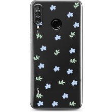 Moonset Huawei P30 Lite Uyumlu Baskılı Yumuşak Silikon Şeffaf Telefon Kılıfı