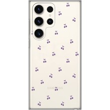 Moonset Samsung Galaxy S22 Ultra Uyumlu Baskılı Yumuşak Silikon Şeffaf Telefon Kılıfı