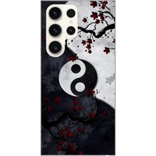 Moonset Samsung Galaxy S25 Ultra Uyumlu Baskılı Yumuşak Silikon Şeffaf Telefon Kılıfı