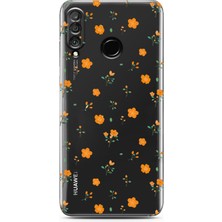 Moonset Huawei P30 Lite Uyumlu Baskılı Yumuşak Silikon Şeffaf Telefon Kılıfı