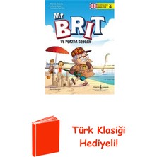 İş Bankası Kültür Yayınları Mr. Brit ve Plajda Soygun - Bulmacalarla Ingili... + Türk Klasiği Hediye