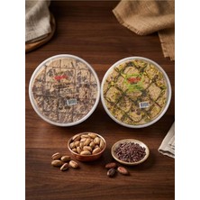 güldüoğlu Antep Fıstıklı ve Kakaolu Tahin Helvası Seti 2'li Paket (455 gr + 455 Gr)