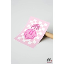 Modiwa Design My Favourite Place Gülen Yüz Yüksek Kalite Duvar Afişi - Motivasyon Hediyesi