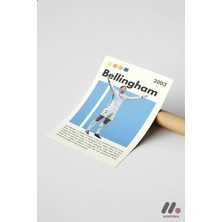 Modiwa Design Bellingham Futbol Posteri, Çerçevesiz Yüksek Kalite Duvar Afişi - Spor Severlere Hediye