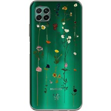 Moonset Huawei P40 Lite Uyumlu Baskılı Yumuşak Silikon Şeffaf Telefon Kılıfı