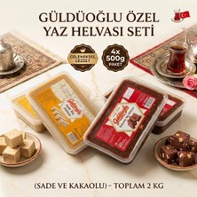 Güldüoğlu Şekerleme Aş Fıstıklı Yaz (irmik) Helvası Seti - 4Ad X 500Gr