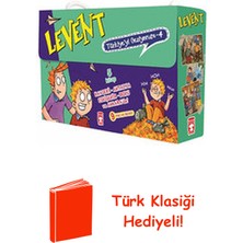Timaş Çocuk Levent Türkiyeyi Geziyorum 4 Set - 5 Kitap Takım + Türk Klasiği Hediye