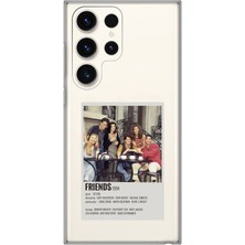 Moonset Samsung Galaxy S23 Ultra Uyumlu Baskılı Yumuşak Silikon Şeffaf Telefon Kılıfı