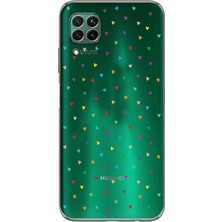 Moonset Huawei P40 Lite Uyumlu Baskılı Yumuşak Silikon Şeffaf Telefon Kılıfı