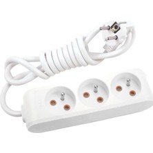 Viko Multi-Let 3'lü Priz Ups Topraklı 2 Metre Kablolu Çozuk Korumalı