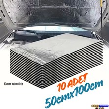 SLC Marketim Ticari Araç Karavan Panelvan Oto Ses Yalıtım Malzemesi Folyolu 13MM Kalınlıkta 50CMX100CM (10ADET)