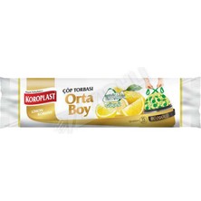 Koroplast Extra Güçlü Orta Limon Çöp Torbası