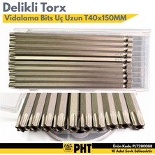 Platin Hırdavat Delikli Torx Vidalama Bits Uç Uzun 150 mm