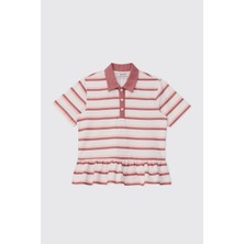 Panço Kız Çocuk Pembe Tişört