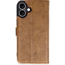 Magicool Iphone 16 Kılıf Trend S Plus Kapaklı Kılıf - Taba