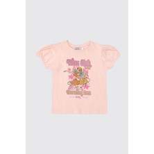 Panço Winx Club Kız Çocuk Stella Pembe Tişört