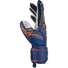Reusch Kaleci Eldiveni Attarkr Grip 5470815-4410 - Mavi/altın - No:10