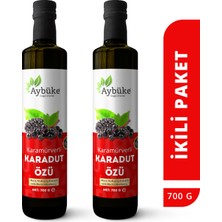 Aybüke Doğal Ürünler Soğuk Sıkım Karamürverli Karadut Özü 700 gr X2 Adet