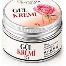 Sheyma Pure Gül Kremi 50 gr | Saf Gül Yapraklarından | Anadolu'dan Gelen Güzellik | Zengin ve Faydalı Içerik | Şeyma Naturel Doğal Krem Serisinden