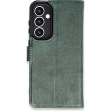 Magicool Samsung Galaxy S23 Fe Kılıf Trend S Plus Kapaklı Kılıf - Yeşil