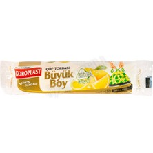 3 Adet Koroplast Çöp Torbası Extra Güçlü Büyük Limon 10'lu