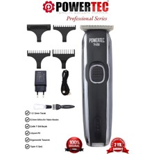 Powertec TR-858 Profesyonel Usb Şarjlı Saç Sakal Ense Vücut Tıraş Makinesi