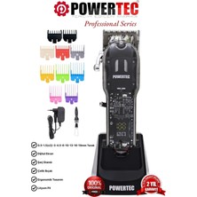 Powertec TR-8700 Saç Sakal Tıraş Makinesi (Black) (0,5mm Tarak Dahil)