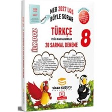 Akm Kitap 2027 8. Sınıf Türkçe Ilk Doz 20 Sarmal Deneme Sinan Kuzucu