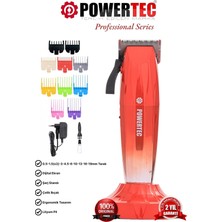 Powertec TR-8800 Profesyonel Şarjlı Saç Sakal Tıraş Makinesi (0,5mm Tarak Dahil)