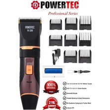 Powertec TR-3200 Profesyonel Şarjlı Saç Sakal Tıraş Makinesi