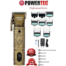 Powertec TR-8500 Profesyonel Type-C Şarjlı Saç Sakal Tıraş Makinesi (0,5mm Tarak Dahil)