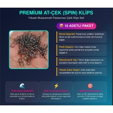 Remixon Klips Spin - Lrf ( Premium ) Paslanmaz - Pakette 10 Adet