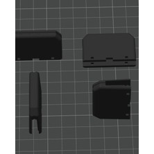 Demirhan3D 🚗 Petg 4 Adet Volkswagen Golf 7 / 7.5 Klima Havalandırma Yönlendirme Klipsi | Mk7 2015-2020 | Isıya ve Suya Dayanıklı