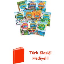 Timaş Çocuk Mini Masallar 5 Seti - 10 Kitap Takım + Türk Klasiği Hediye