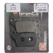 Tvr Brenta Organik Ft 3114 Arka Fren Balata Honda- Suzukı - Yamaha 431-251