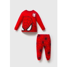 Bamoola Örümcek Adam Baskılı  %100 Pamuk 2’li Bebek&çocuk Pijama Takımı
