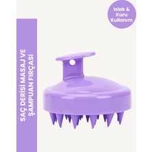 Pop Beauty Saç Bakım Fırçası Kabarma Önleyici Masaj Etkisiyle Lila Renkli 1 Adet