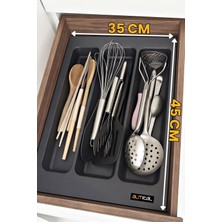 ALMITAL 35x45 Mikro Kabartma Desenli Antrasit Kepçelik En 32 Boy 40 Cm'e Kadar Kesilebilir
