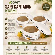 Dovit Sarı Kantaron Kremi 100 ml x 3 Adet Avantaj Paketi | Günlük Cilt Bakımı ve Nemlendirme Desteği